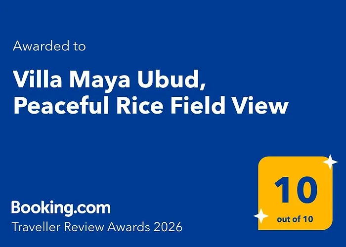 Maya Ubud, Peaceful Rice Field View Villa